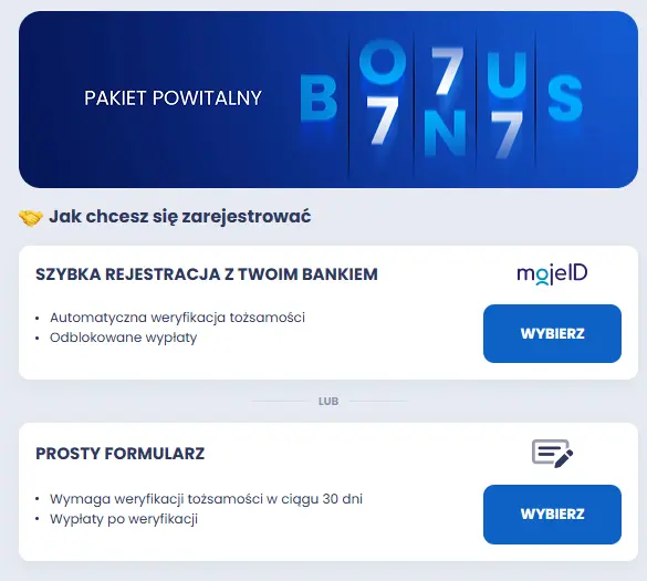 Proces rejestracji w kasynie ETOTO PL